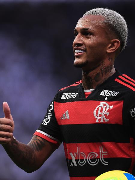 Wesley, durante jogo do Flamengo pela Copa do Brasil