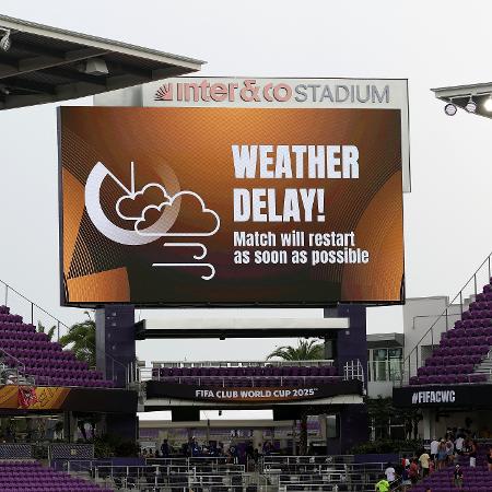 Jogo Ulsan x Mamelodi, que ocorre em Orlando, foi adiado diante de alerta climático Jogo Ulsan x Mamelodi, que ocorre em Orlando, foi adiado diante de alerta climático