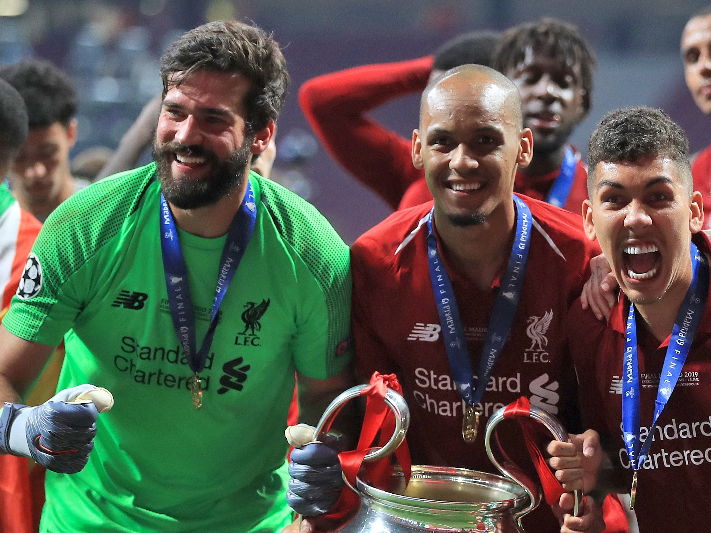 Alisson, Fabinho e Firmino entram na lista de brasileiros campeões da  Champions; veja todos os 52, liga dos campeões