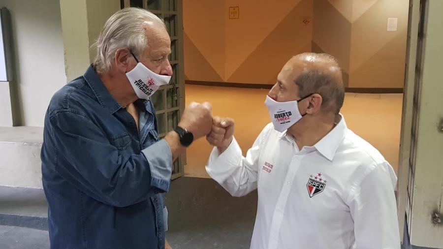 Sylvio de Barros Filho e Roberto Natel são aliados nas eleições do São Paulo - Divulgação