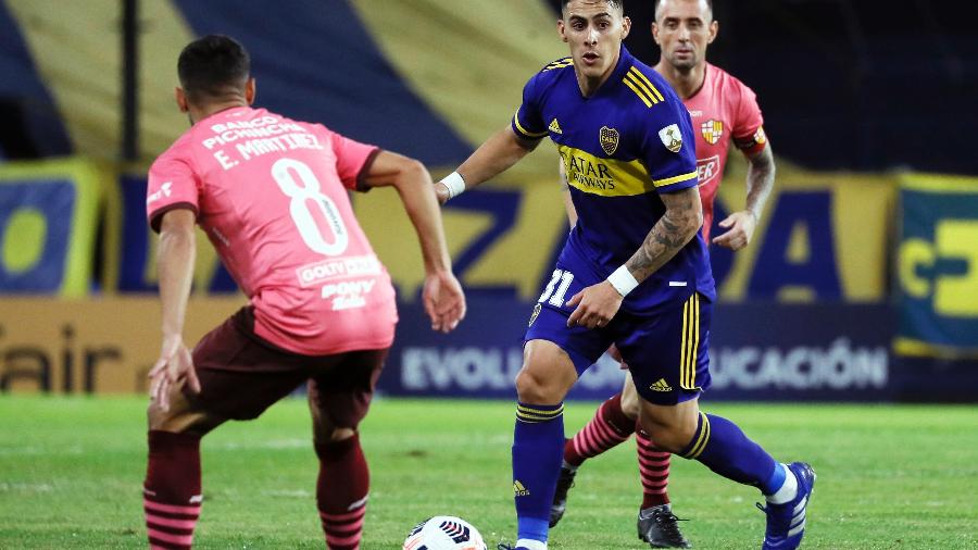 Atacante do Boca, Cristian Pavón enfrenta o Barcelona-EQU na Bombonera - Divulgação Boca Juniors