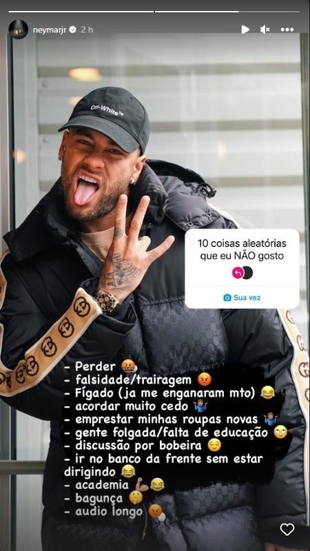 Neymar Revela Dez Coisas Que Ele Não Gosta Veja Lista 7940