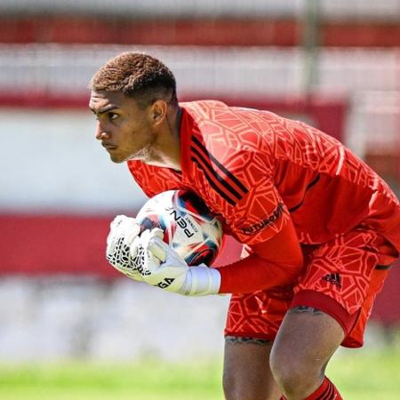 Dyogo Alves, goleiro do time sub-20 do Flamengo