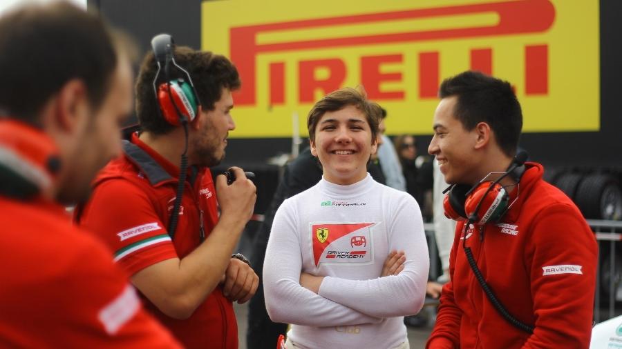 Enzo Fittipaldi é piloto da academia da Ferrari - Prema Powerteam/ Divulgação/ RF1