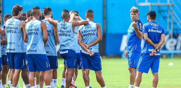 Grêmio de Renato Gaúcho ainda observa o mercado atrás de mais reforços para 2019 - Lucas Uebel/Grêmio