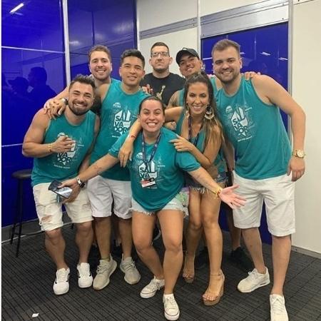 Amigos de Neymar e Gabriel Medina curtem o Carnaval de Salvador - Reprodução - Reprodução