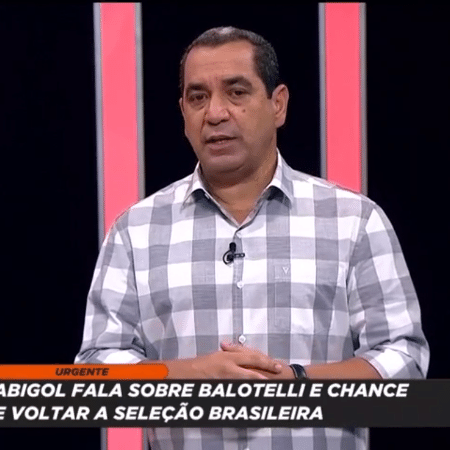 Zinho, comentarista dos canais Fox Sports - Reprodução/Fox Sports