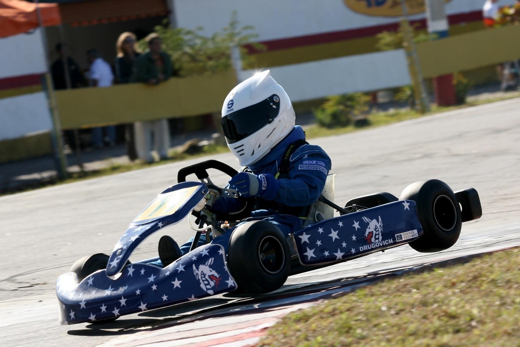 Felipe Drugovich nos tempos de kart - Mario Ferreira/Divulgação