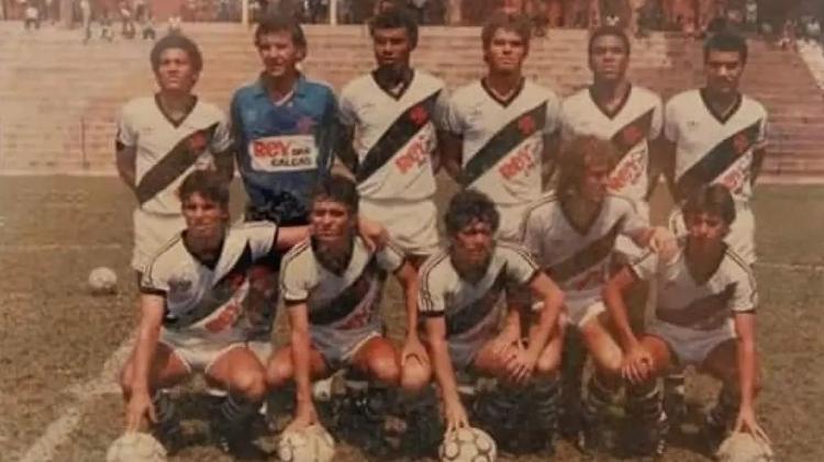 Vasco's base team sponsored by Rey das Calças, in the early 80's - Reproduction Instagram