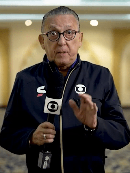 Galvão Bueno se despede como narrador na TV na final da Copa do Mundo de 2022 - Reprodução/Globo
