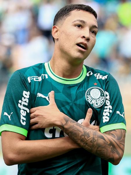 Thalys, do Palmeiras, celebra gol sobre o Sport em jogo da Copinha