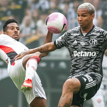 Atlético-MG e Vitória ficaram no empate por 2 a 2 na Arena MRV - Fernando Moreno/AGIF