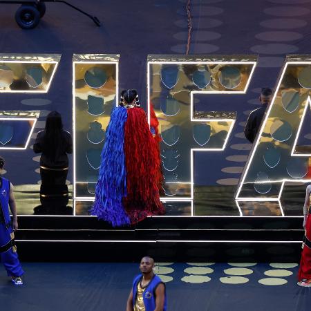 Cerimônia de abertura do Mundial ocorreu pouco antes de Inter Miami x Al Ahly - REUTERS/Marco Bello