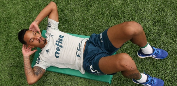Antônio Carlos foi novidade em treino do Palmeiras - Cesar Greco/Ag. Palmeiras