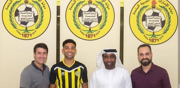Alan Santos vai defender o Al Ittihad Kalba - Assessoria de imprensa Alan Santos