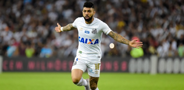 Gabriel Barbosa é o único que vem balançando as redes no time santista - Thiago Ribeiro/AGIF