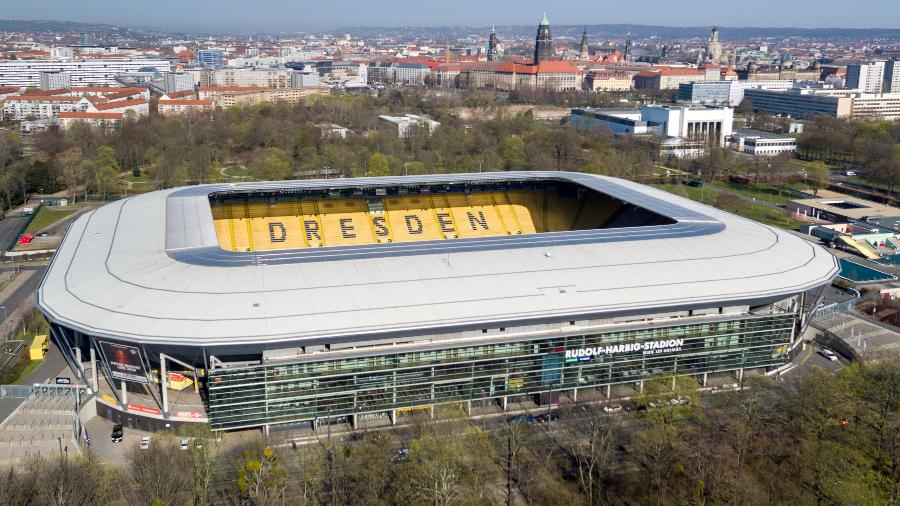 Rudolf-Harbig-Stadium, casa do Dynamo Dresden - Jan Woitas/picture alliance via Getty Images