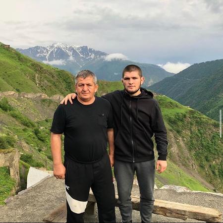 Khabib Nurmagomedov, ao lado do pai, Abdulmanap - Reprodução/Instagram