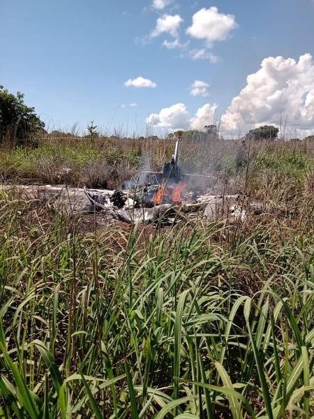 Acidente ocorreu em uma pista particular em Luzimangues (Tocantins) - Divulgação