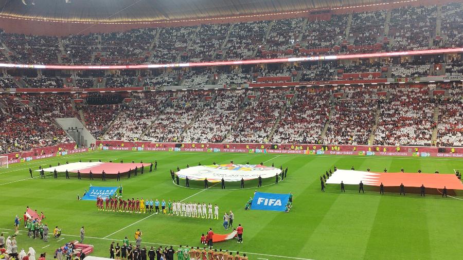 Qatar x Bahrein marcou a abertura da Copa Árabe e inauguração do estádio Al Bayt - Gabriel Carneiro/UOL