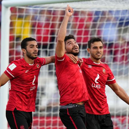 Yasser Ibrahim comemora gol do Al Ahly contra o Al Hilal na disputa de 3º lugar do Mundial de Clubes - Angel Martinez - FIFA/FIFA via Getty Images