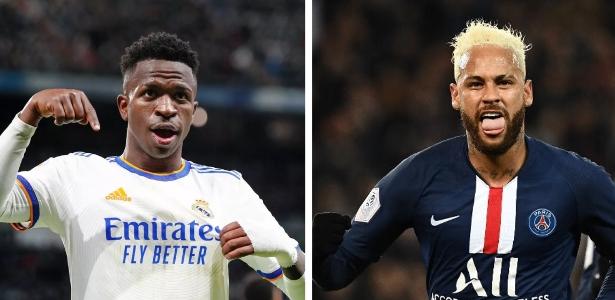 Qual é o melhor jogador brasileiro hoje? Vinicius Junior supera Neymar e  lidera em pesquisa Atlas