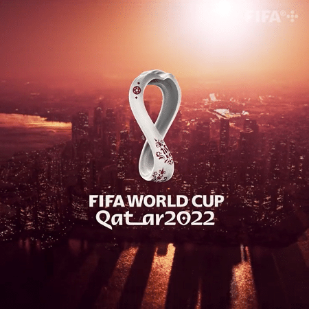 Logotipo oficial da Copa do Mundo de 2022, no Qatar. - Reprodução/Twitter