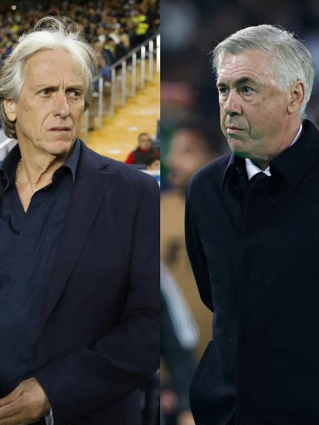 Jorge Jesus e Carlo Ancelotti Jorge Jesus e Carlo Ancelotti