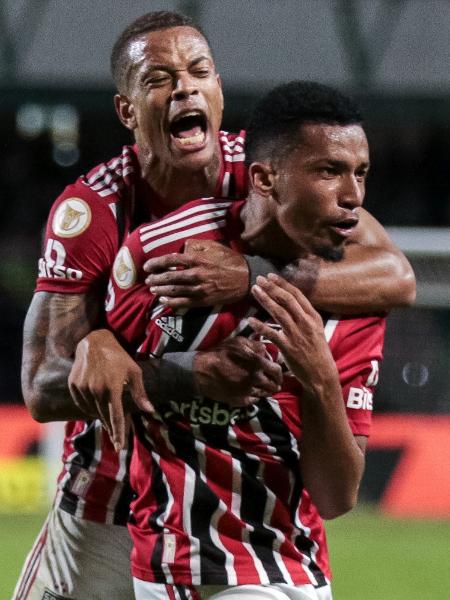 Marcos Paulo marcou para o São Paulo no jogo contra o Coritiba pelo Campeonato Brasileiro - Robson Mafra/AGIF