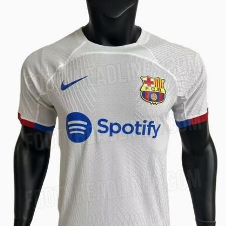 Suporto segundo uniforme do Barcelona para a próxima temporada vazou - Reprodução/Footy Headlines