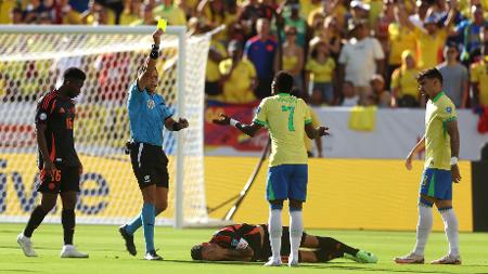 Copa América Futebol jogo Colômbia x Brasil