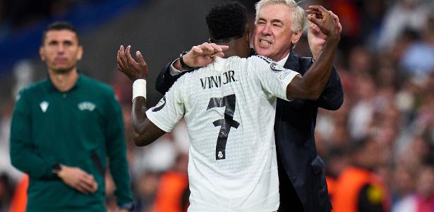 Real Madrid: Ancelotti despista sobre interesse saudita em Vini Jr.