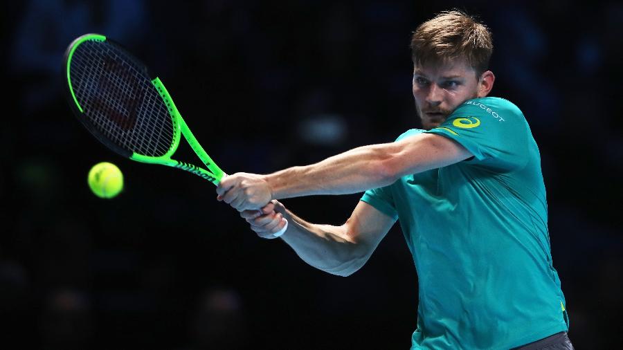 Goffin enfrentou Roger Federer na semifinal do ATP Finals - Julian Finney/Getty Images