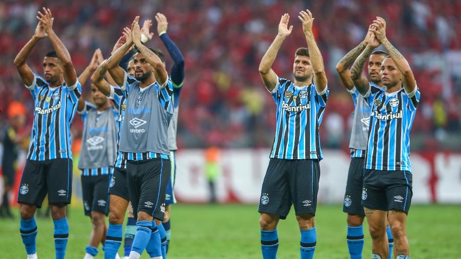 Time do Grêmio pode terminar o Gauchão como melhor defesa da história do torneio - Lucas Uebel/Grêmio FBPA