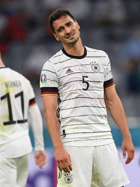 Mats Hummels marcou um gol contra na partida contra a França, pela Eurocopa - Matthias Hangst/Getty Images