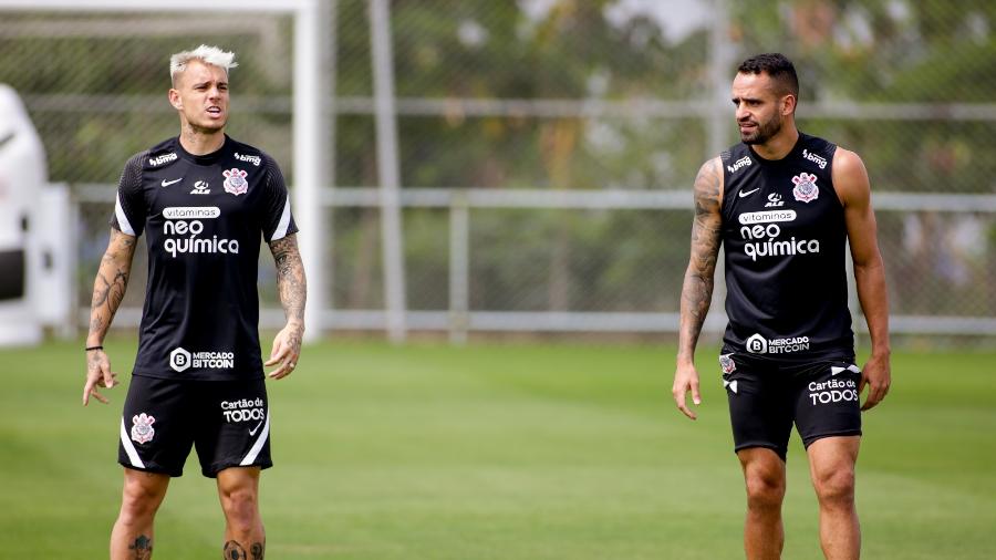 Roger Guedes e Renato Augusto devem, de novo, ser titulares do Corinthians - Rodrigo Coca/ Ag. Corinthians 