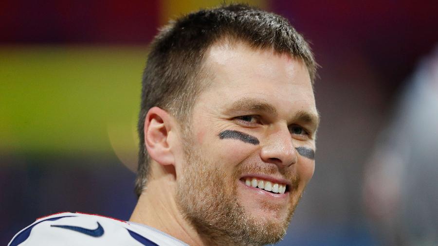 Tom Brady durante o Super Bowl LIII, em Atlanta - Kevin C. Cox/Getty Images/AFP