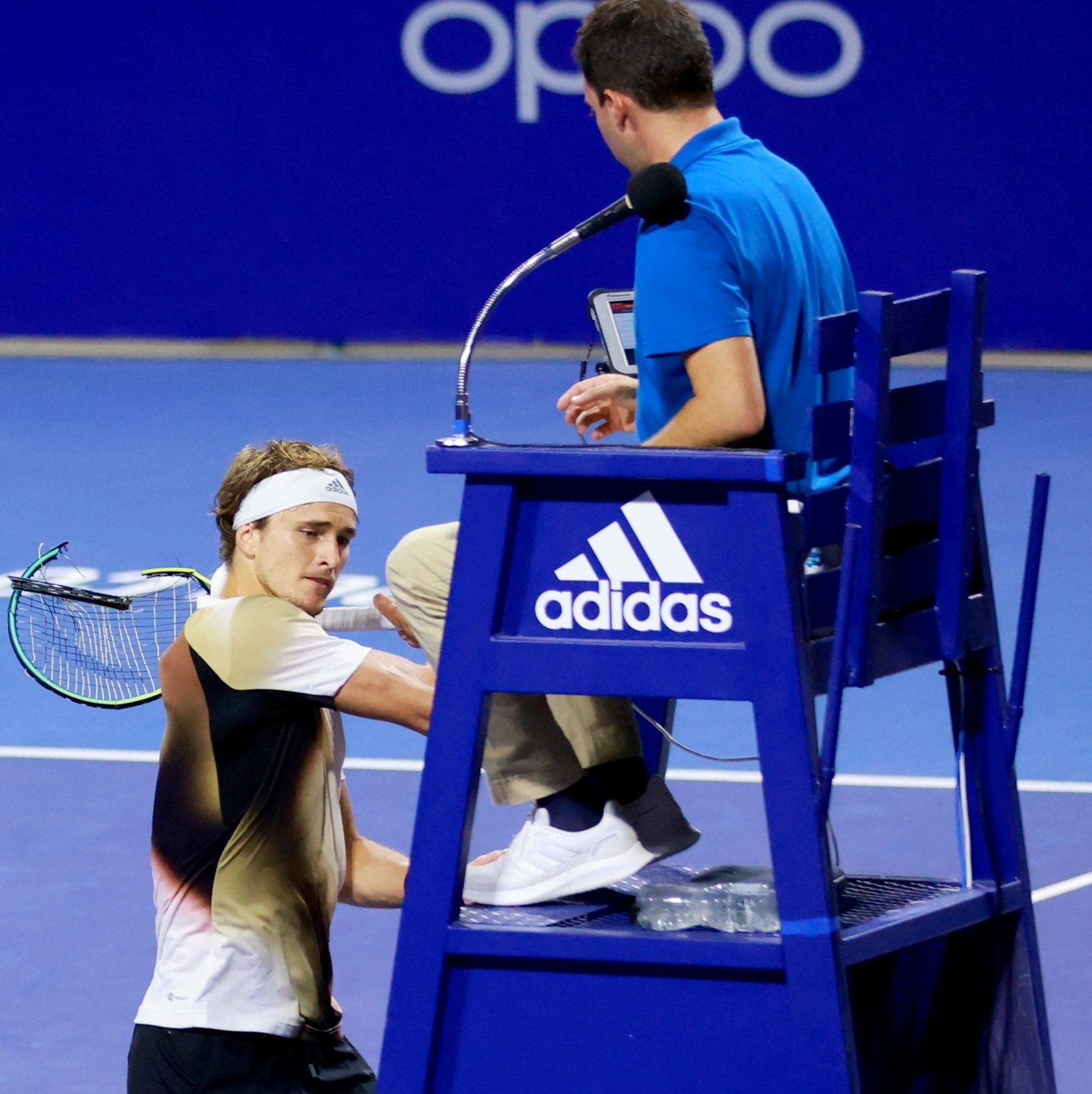 Zverev ficará 8 semanas sem jogar após ataque de fúria contra árbitro