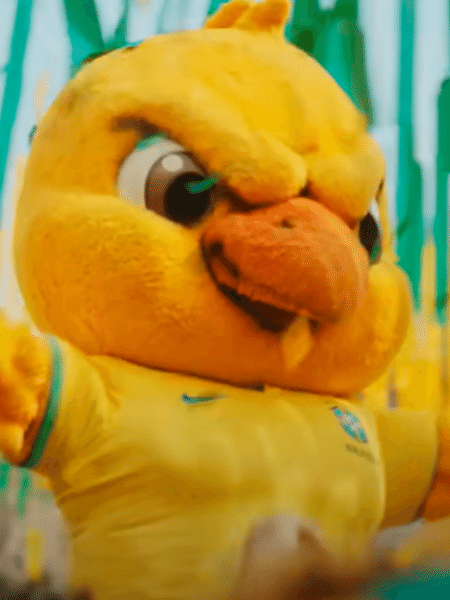 Canarinho Pistola, mascote da seleção brasileira de futebol - Reprodução/YouTube