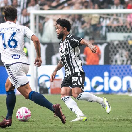 Otávio durante a partida contra o Cruzeiro