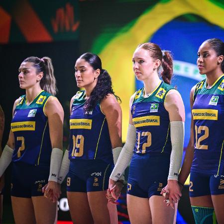 Seleção feminina de vôlei do Brasil segue invicta na Liga das Nações