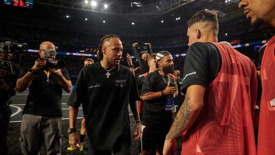 Neymar na final da Kings League Brazil 2025, no Allianz Parque Neymar na final da Kings League Brazil 2025, no Allianz Parque