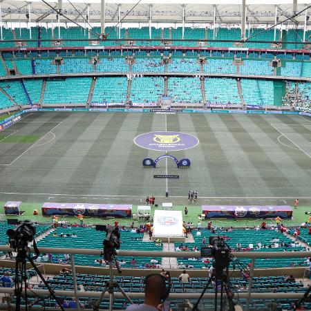 Fonte Nova em jogo entre Bahia e Palmeiras Fonte Nova em jogo entre Bahia e Palmeiras