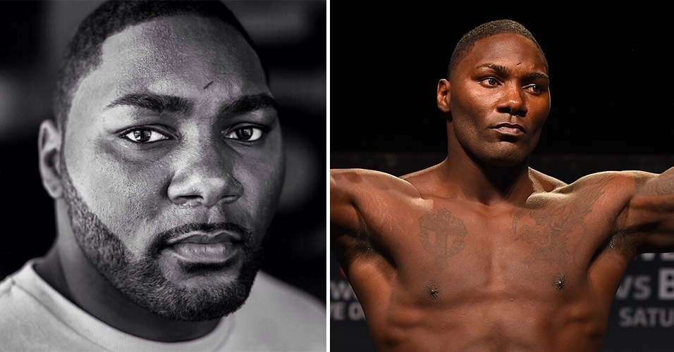 Anthony Johnson já foi um meio-médio, lutando na categoria até 77 kg. Hoje, luta no meio-pesado, até 93 kg, e ainda assim perde bons quilos - Arte/UOL, com Getty Images