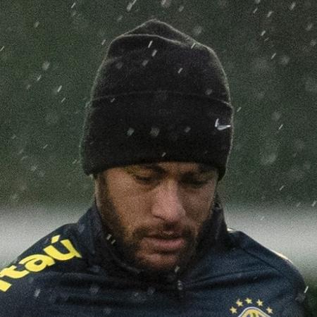 Neymar durante o penúltimo treino na Granja Comary antes da Copa América - Lucas Figueiredo/CBF