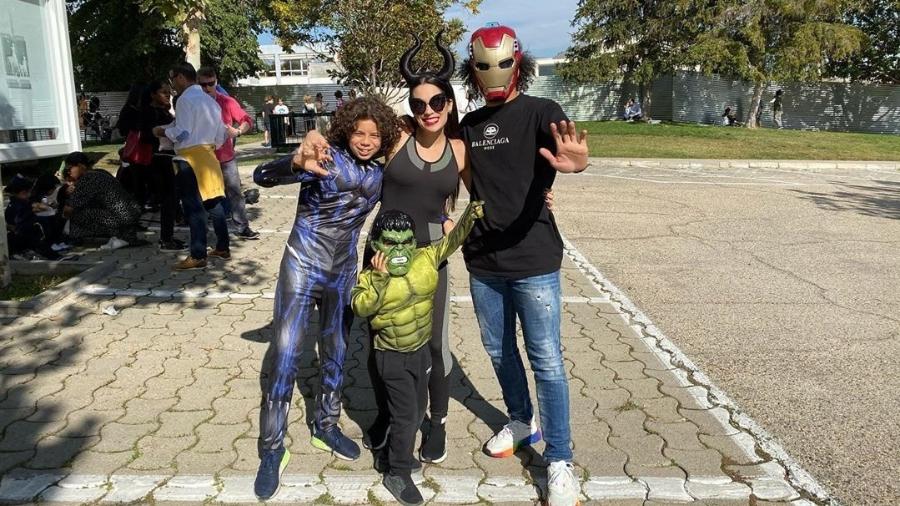 Marcelo e família curtem o Halloween - Reprodução/Instagram