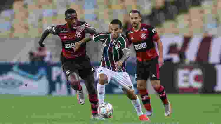 Dodi fez boa partida como 'terceiro volante' de Odair Hellmann no Fluminense - Lucas Merçon/Fluminense FC - Lucas Merçon/Fluminense FC