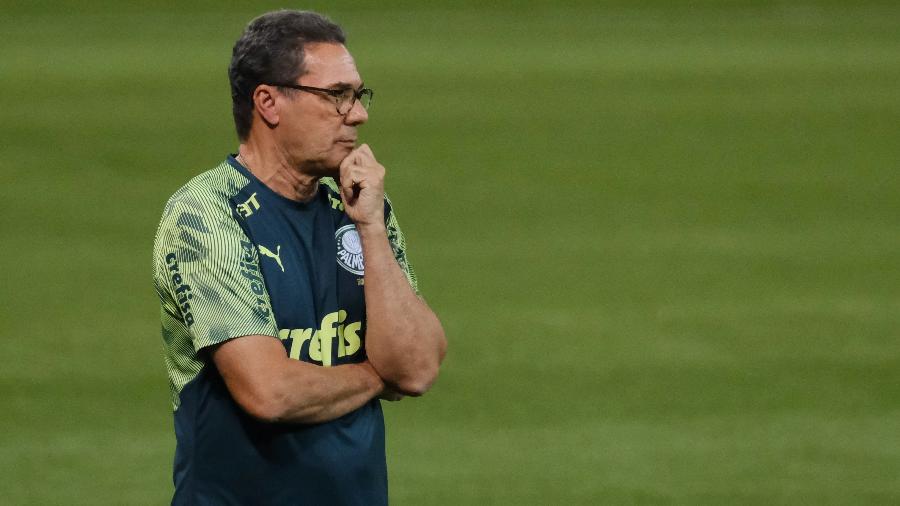 Vanderlei Luxemburgo durante jogo do Palmeiras contra o Sport; técnico fará escolha importante contra o Botafogo - Marcello Zambrana/AGIF