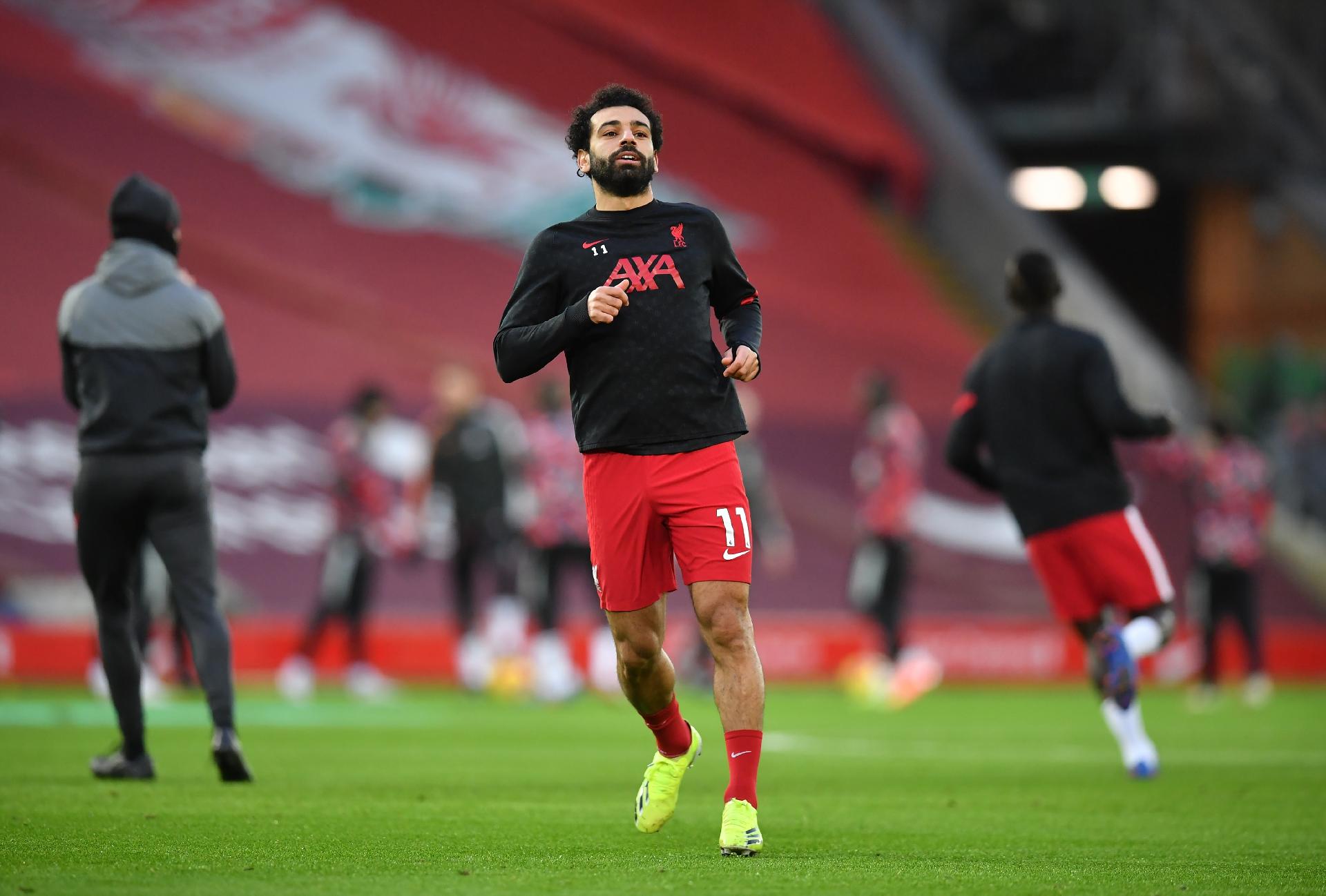 Salah pode atingir marca histórica em duelo entre Liverpool e United