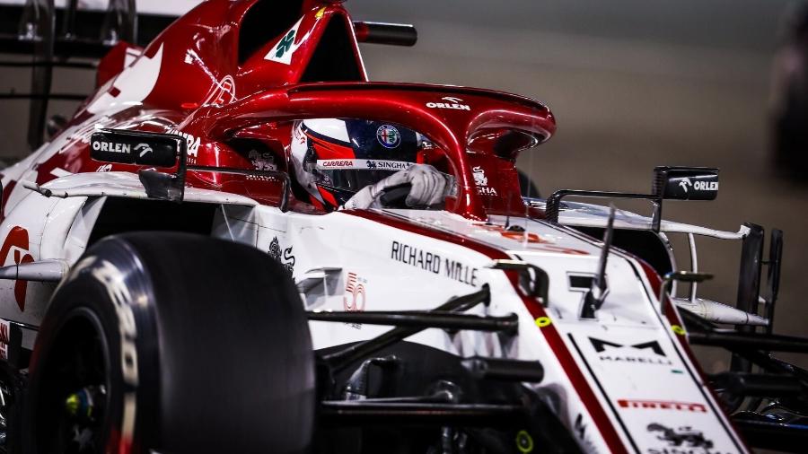 Kimi Raikkonen, da Alfa Romeo, durante GP de Abu Dhabi de 2020 da F1 - Anthonin Vincent/DPPI